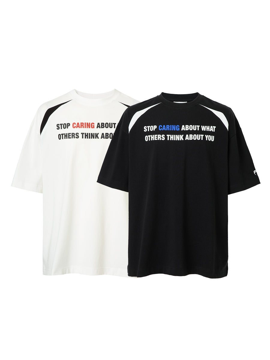 F2CE Basic Slogan Letter Printed Tee