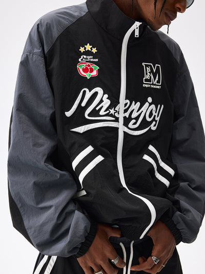 MEDM Woven Zipper Sports Jacket