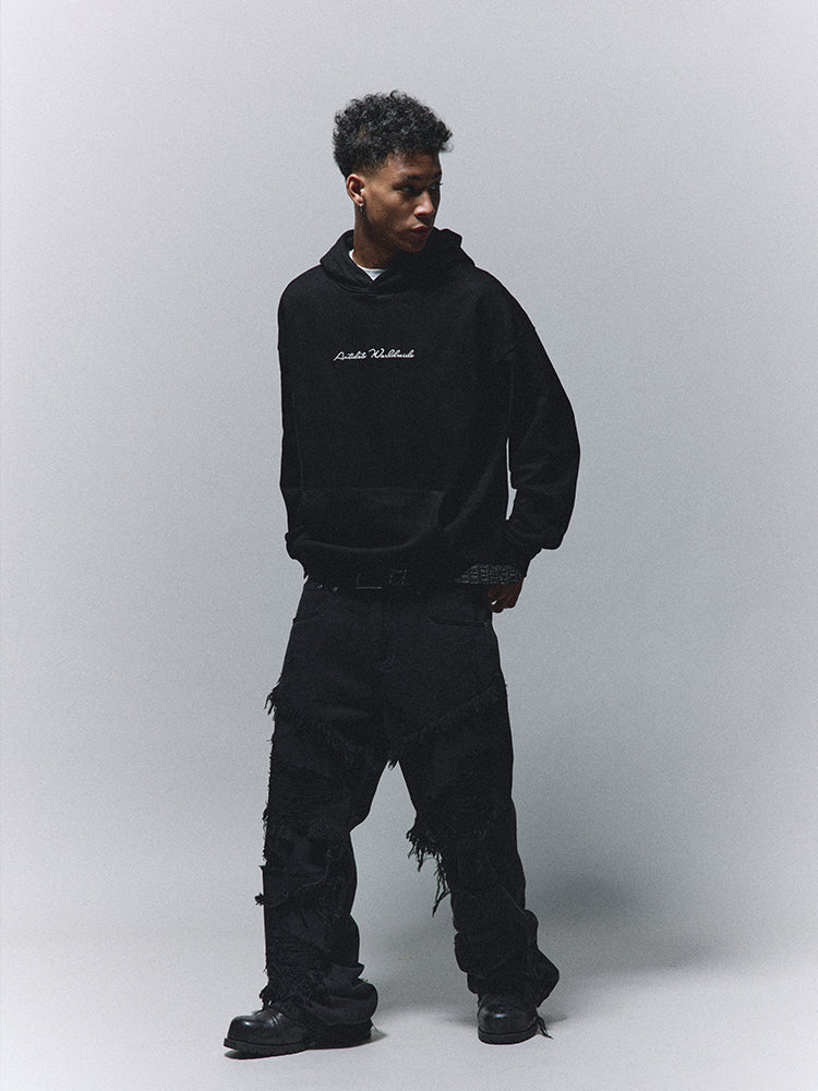 ANTIDOTE Double Layer Raw Edge Micro Pants | Face 3 Face