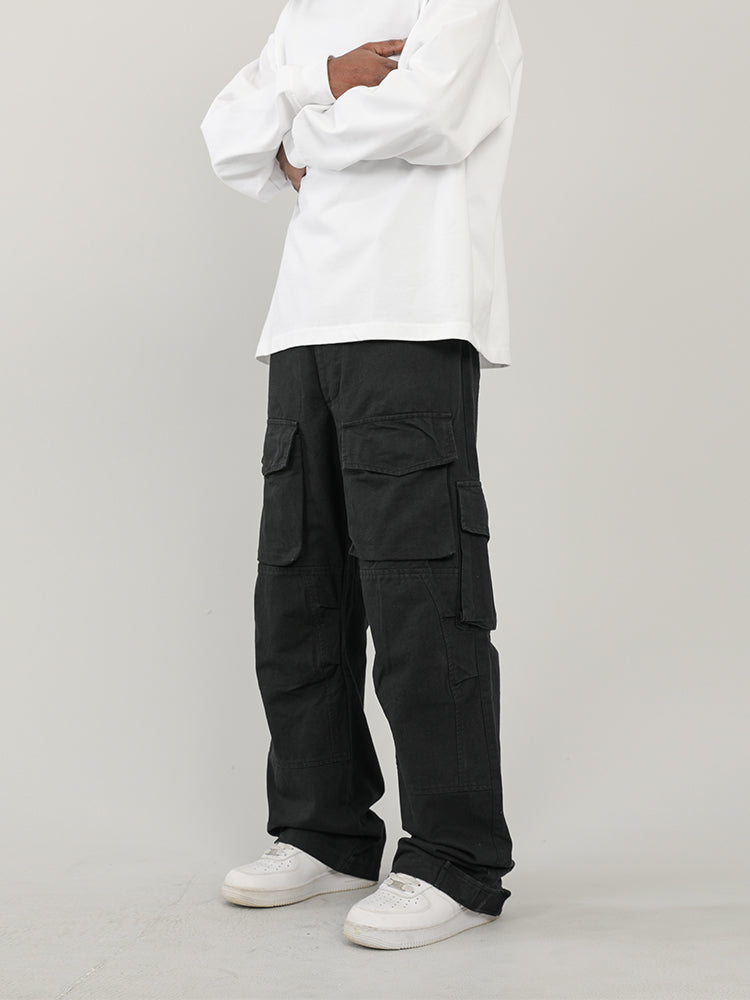 F3F Select Functional Multi Pocket Wide Leg Work Cargo Pants