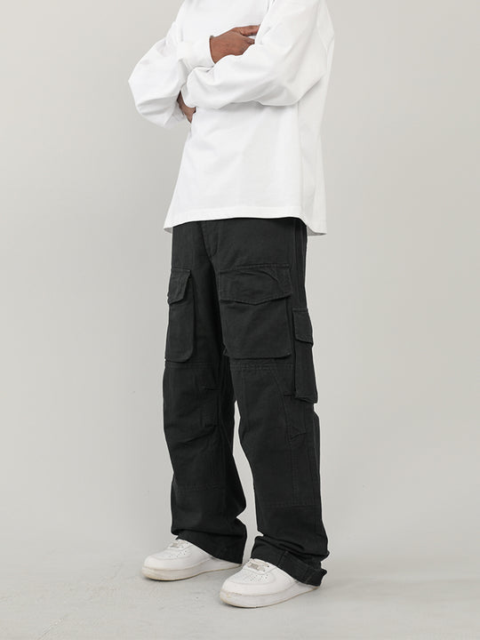 F3F Select Functional Multi Pocket Wide Leg Work Cargo Pants