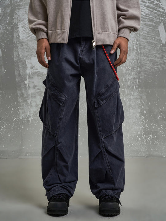 F3F Select 3D Pockets Baggy Paratrooper Work Pants | Face 3 Face