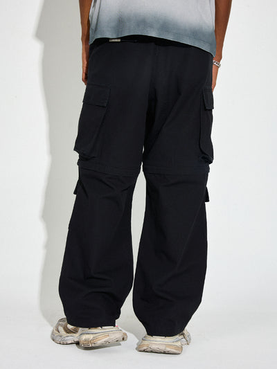 DICETINY Removable Leg Multi Pocket Work Cargo Pants | Face 3 Face