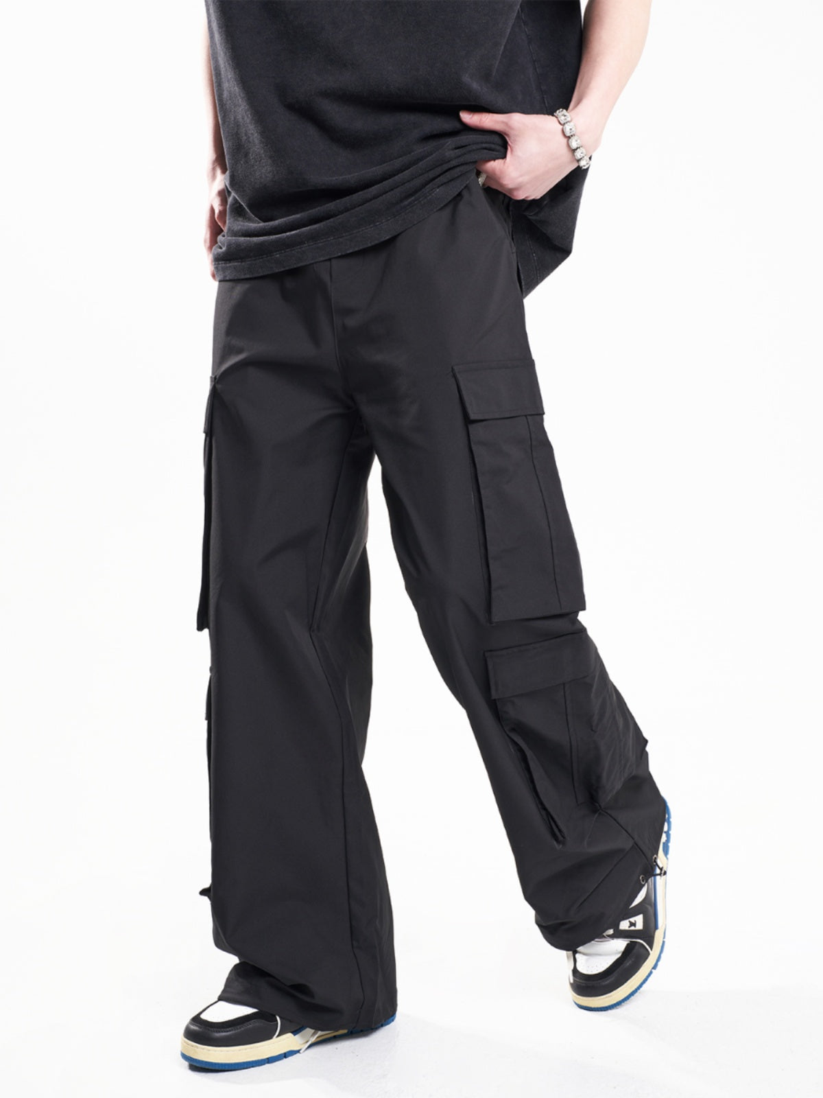 F3F Select Leg Elastic Design Work Cargo Pants