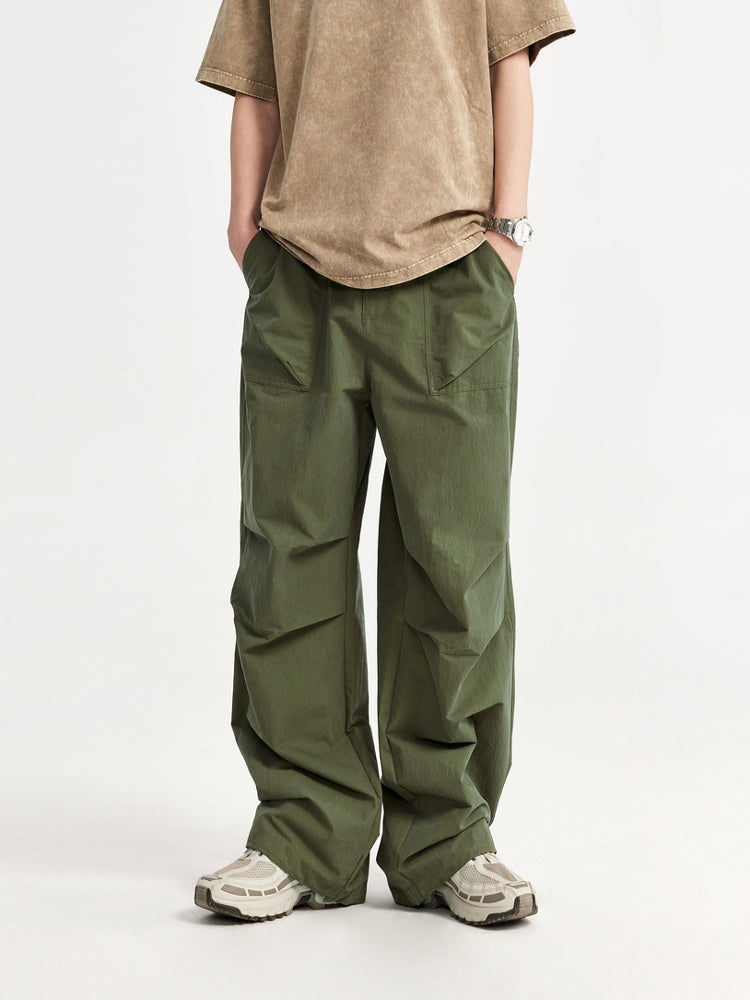 F3F Select Double Pleated Paratrooper Wide Leg Work Pants