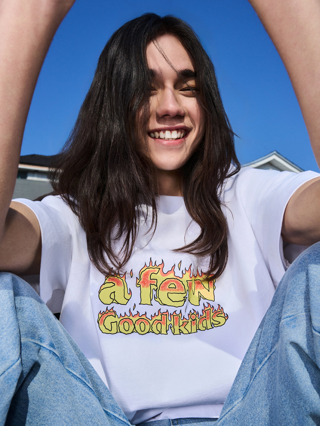 AFGK Hot Love Flame Logo Printing Tee