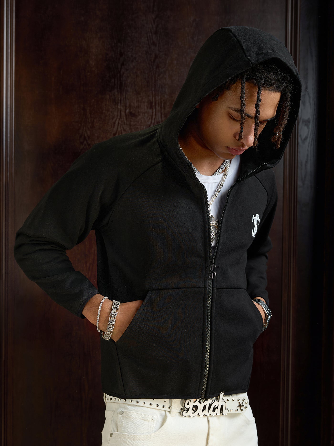 Small Town Kid Basic Windwalker Zip Up Hoodie | Face 3 Face