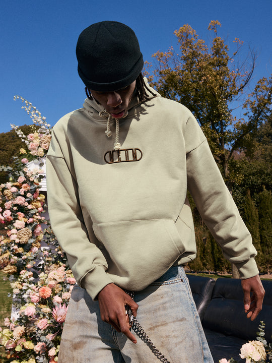 MEDM Embroidery Capsule Logo Letter Hoodie