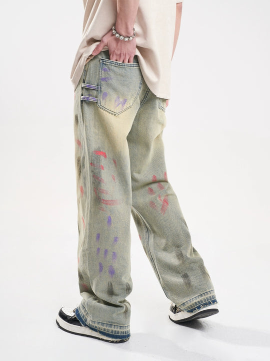 F3F Select Splash Ink Washed Jeans