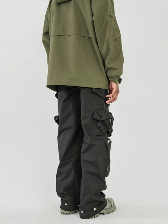 F3F Select Functional Multi Pocket Black Work Cargo Pants
