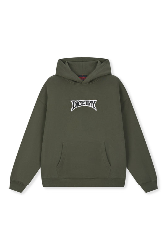 DICETINY 3D Basic Logo Embroidery Hoodie | Face 3 Face