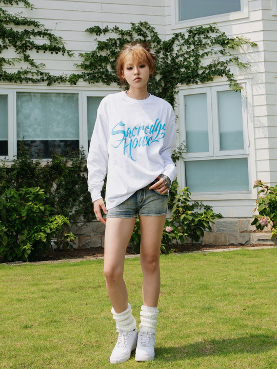 S45 Foam Logo 3D Printing Long Sleeve Tee | Face 3 Face