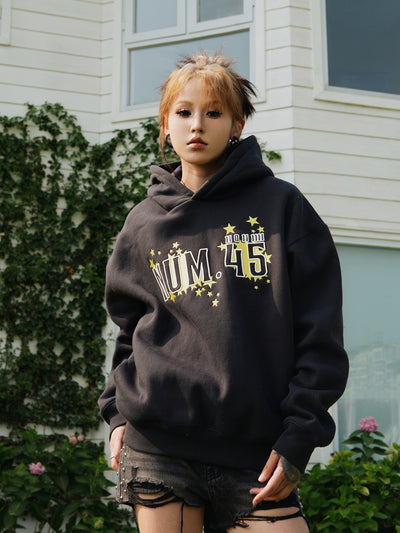 S45 Star Embroidery Hoodie | Face 3 Face