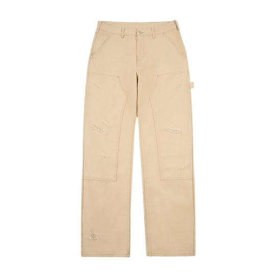 S45 Hole Washed Double Knee Work Pants | Face 3 Face