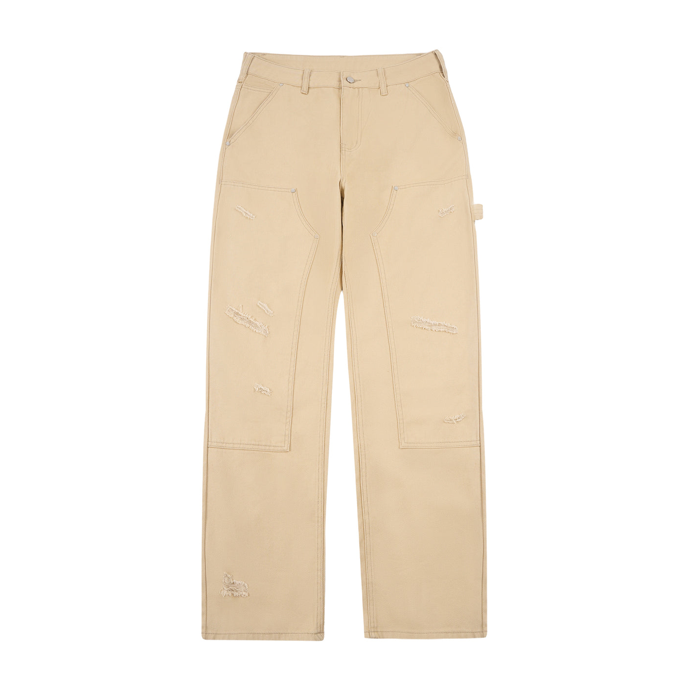 S45 Hole Washed Double Knee Work Pants | Face 3 Face