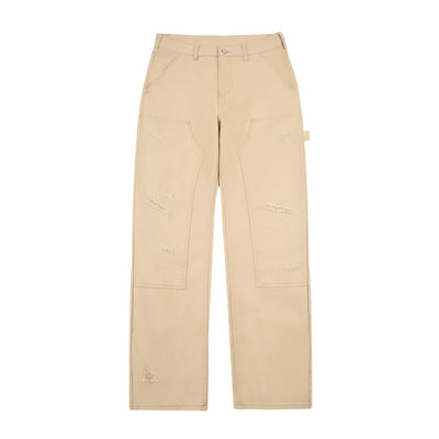 S45 Hole Washed Double Knee Work Pants | Face 3 Face