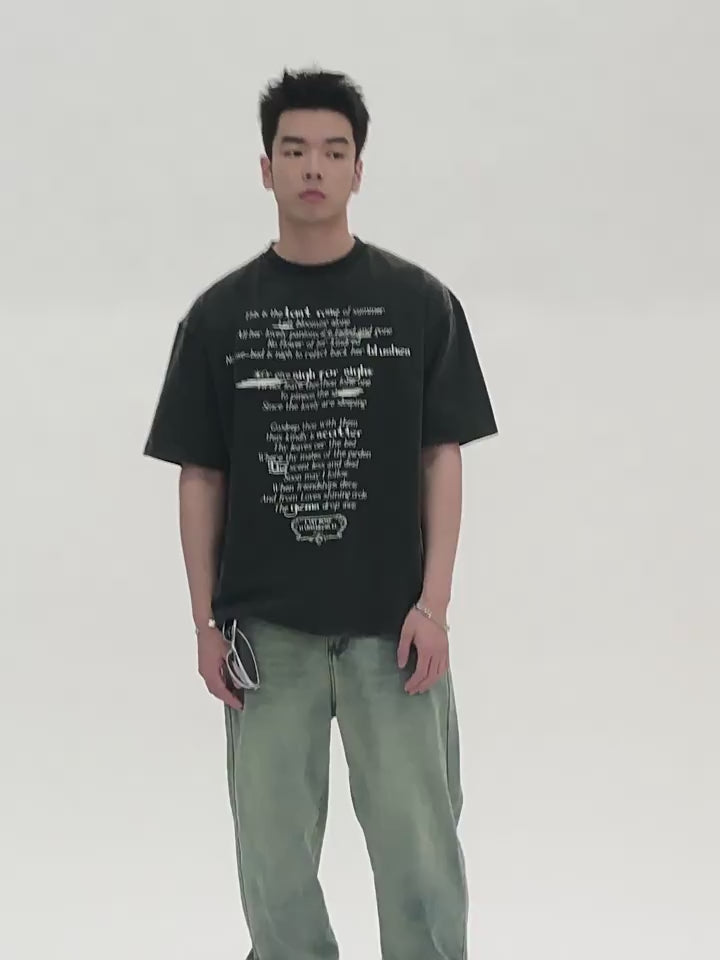 Harsh and Cruel Last Rose Of Summer Printed Tee