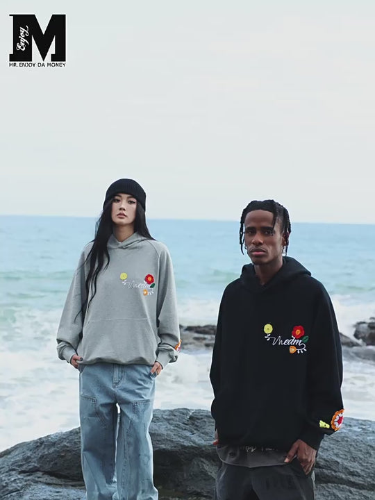 MEDM Flowers Embroidery Hoodie