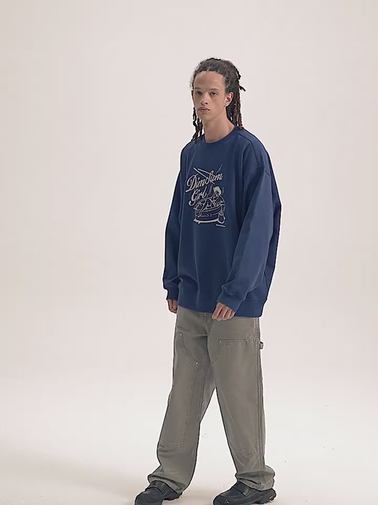 Wassup House Dim Sum Girl Printed Sweatshirt