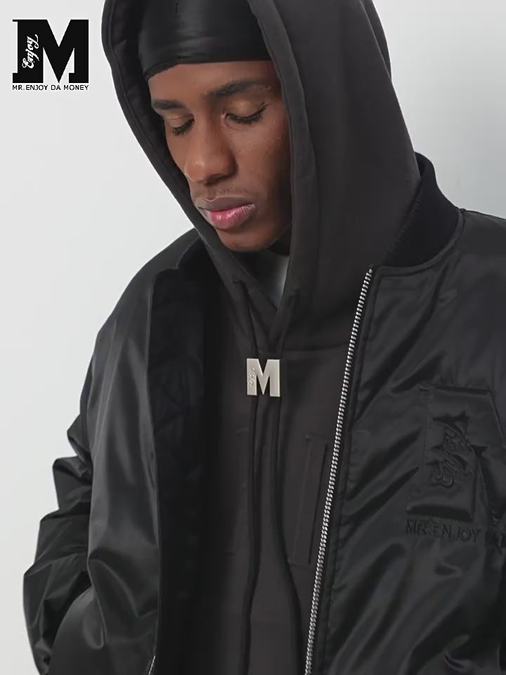 MEDM Ultra High Fill Down MA1 Aviator Bomber Jacket
