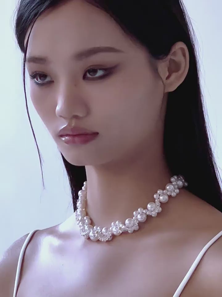 NboStore Daisy & Pearl Necklace | Face 3 Face