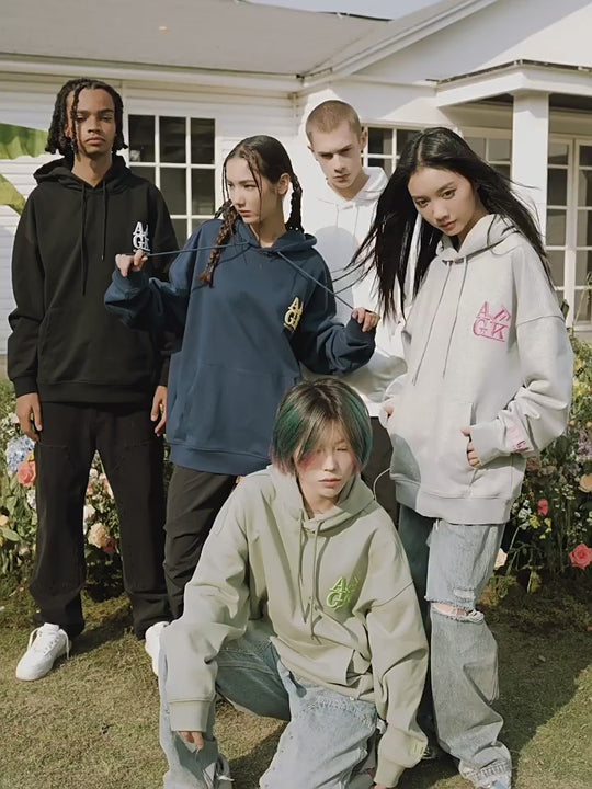 AFGK Basic Embroidery Logo Hoodie