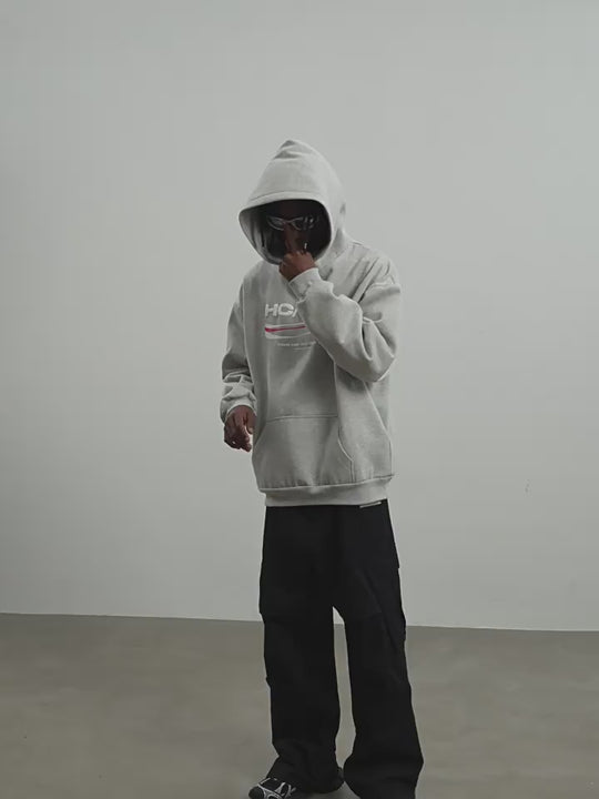 Harsh and Cruel Foam Print Wave Hoodie