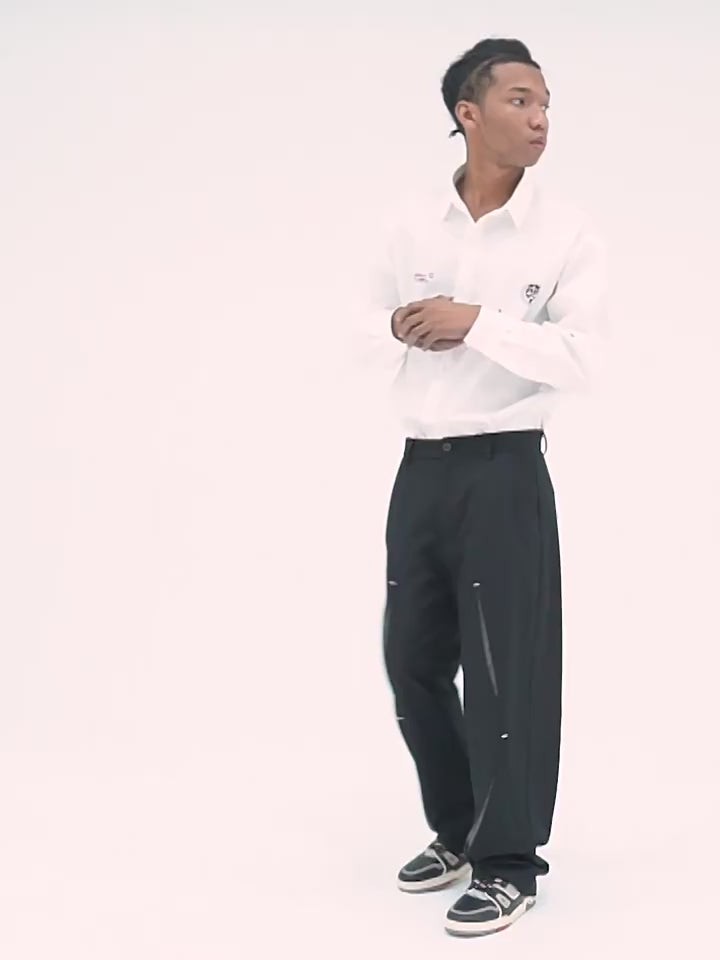 Harsh and Cruel Ripped Seam Deconstructed Trousers