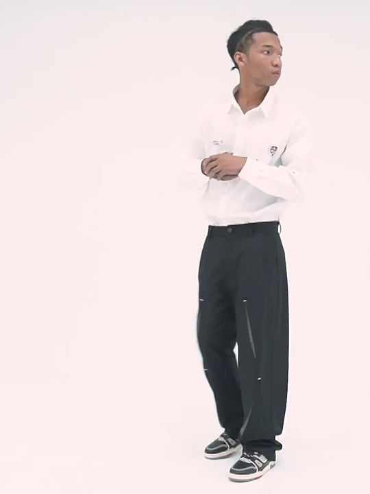 Harsh and Cruel Ripped Seam Deconstructed Trousers