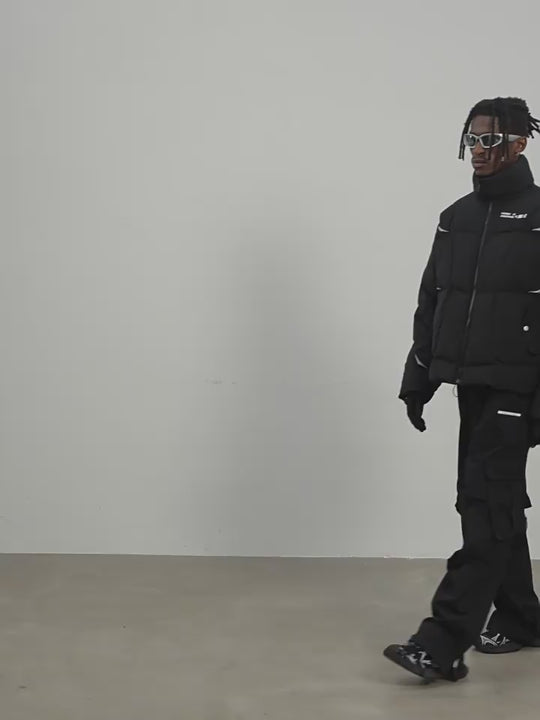 Harsh and Cruel Deconstructed Segments Down Jacket