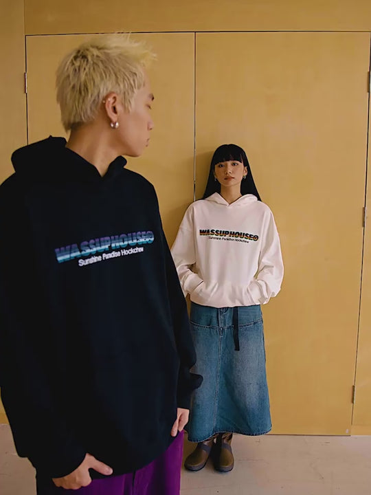 Wassup House Embroidered Gradient Logo Hoodie