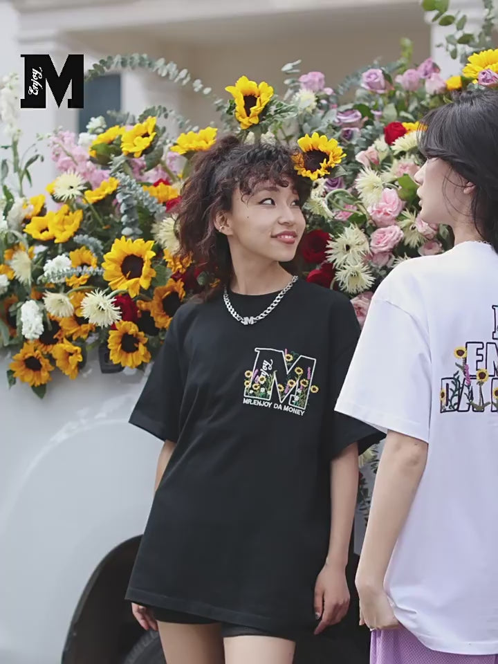 MEDM Floral Logo Tee