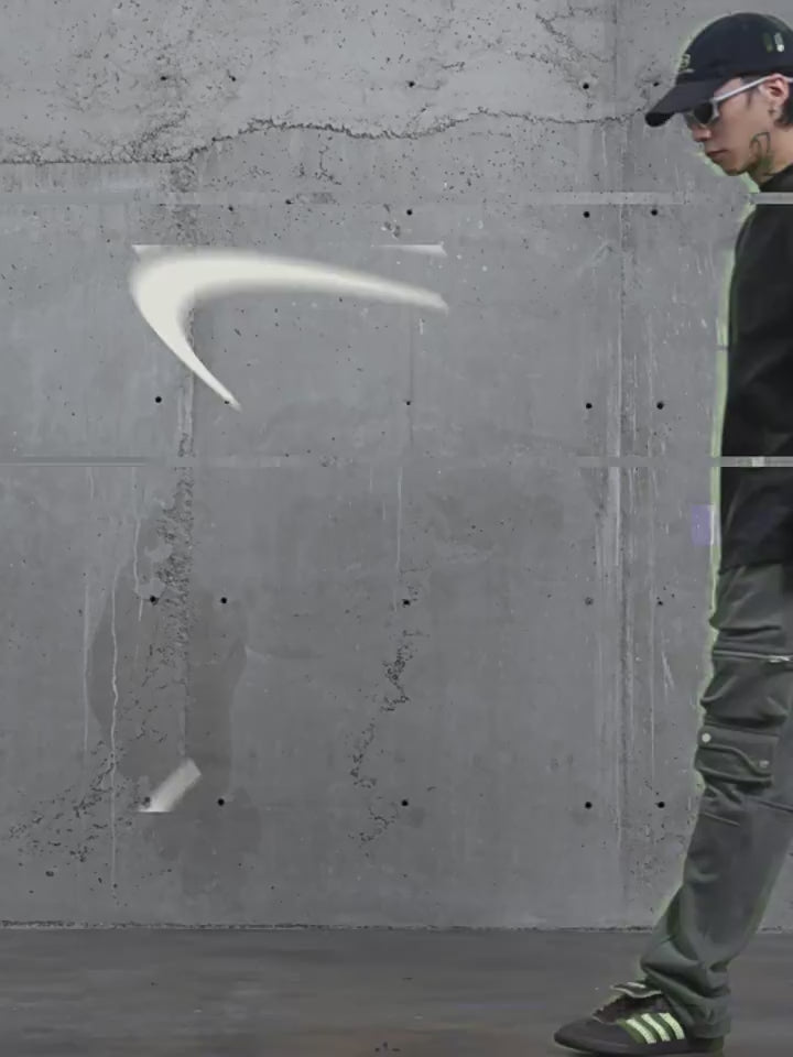 F2CE Functional Multi Zipper 3D Pockets Cargo Sweatpants