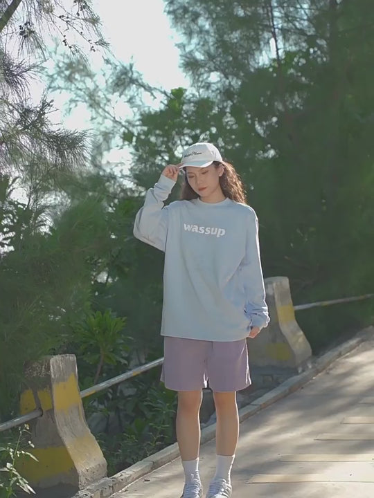 Wassup House Basic Logo printed Long Sleeved Tee