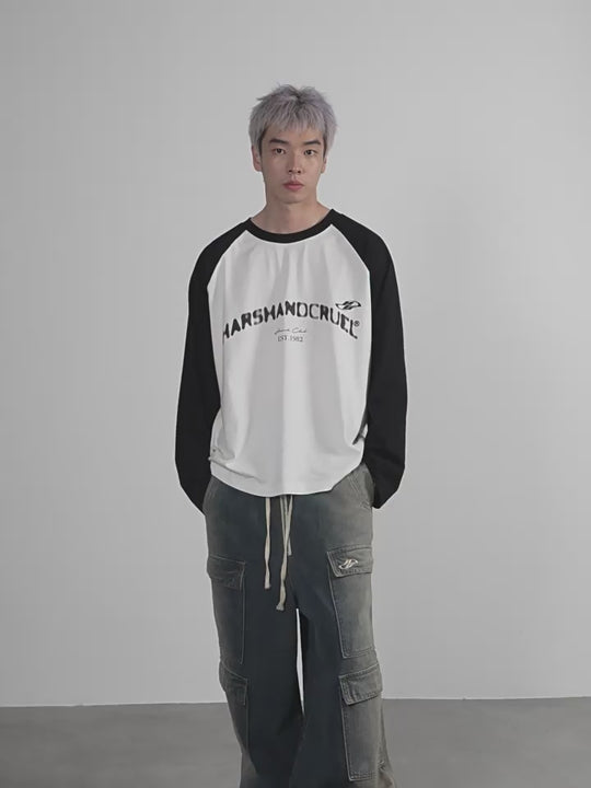 Harsh and Cruel Heavy Wash Multi Pocket Wide Leg Pants