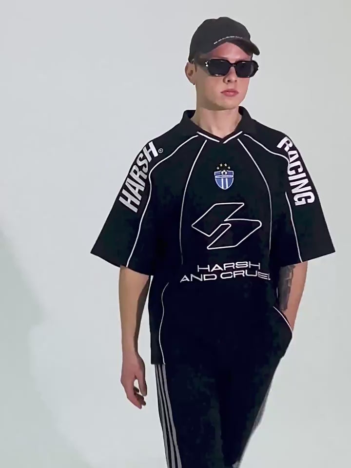 Harsh and Cruel Striped Flared Sweatpants