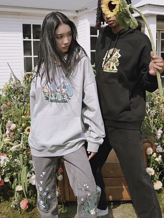 AFGK Flower 3D Logo Hoodie