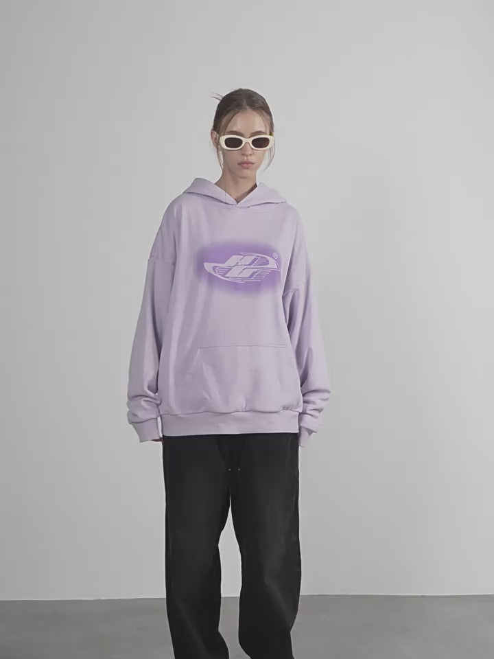 Harsh and Cruel Inkjet Gradient Print Hoodie
