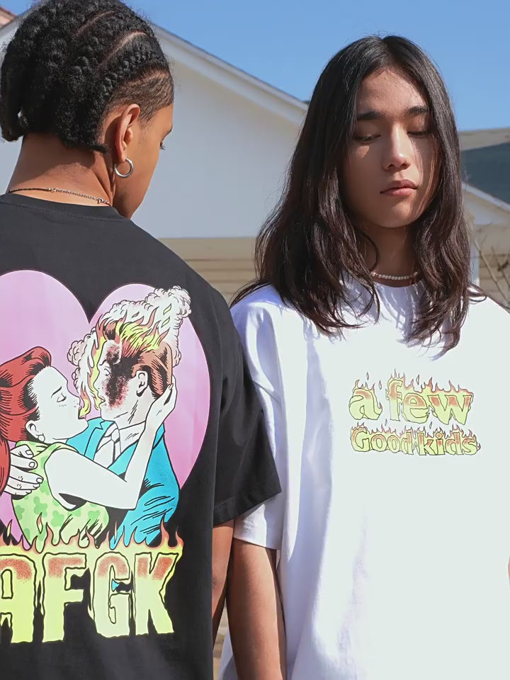 AFGK Hot Love Flame Logo Printing Tee