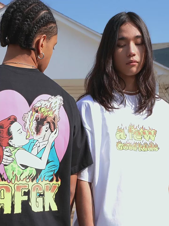 AFGK Hot Love Flame Logo Printing Tee
