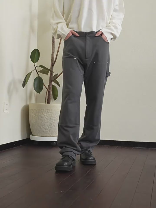 Harsh and Cruel Double Knee Straight Sweatpants