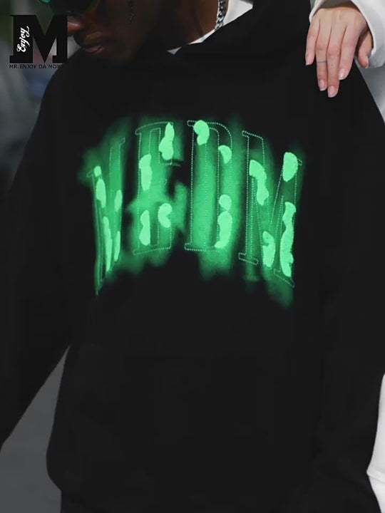 MEDM Towel Embroidery Printing Hoodie