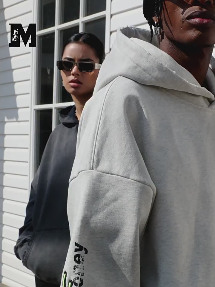 MEDM Washed Color Logo Hoodie