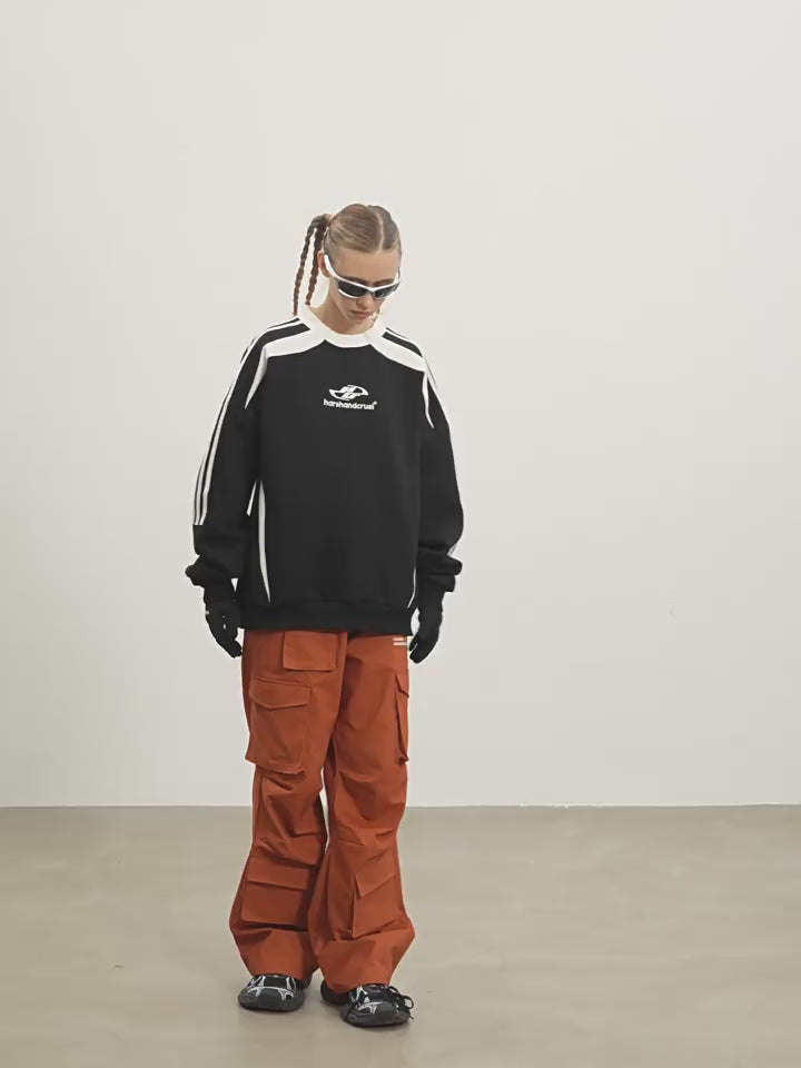 Harsh and Cruel Multi Pocket Pleated Loose Cargos