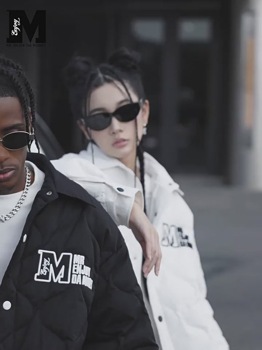 MEDM Plaid Down Shirt Jacket