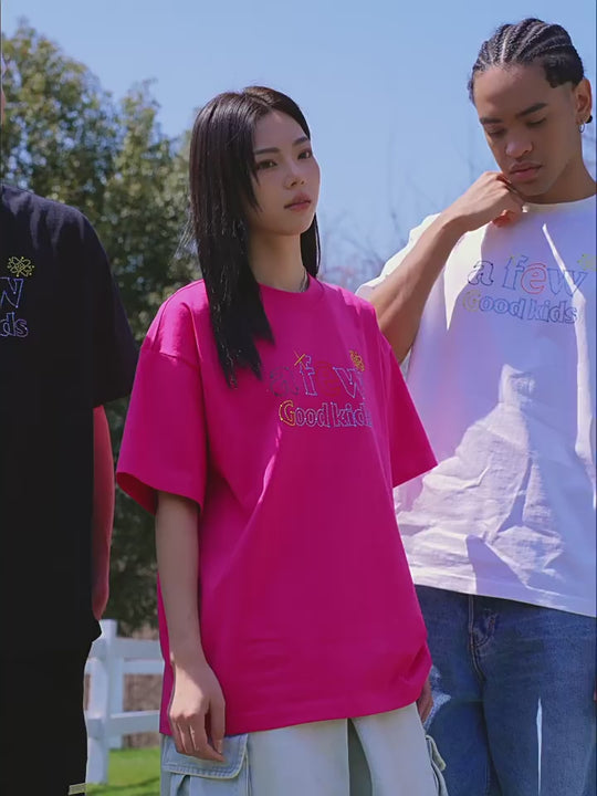 AFGK Neon Stars Hot Diamond Ring Logo Tee