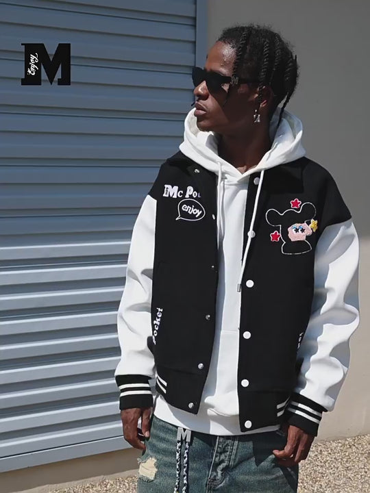MEDM MCP Patchwork Varsity Jacket