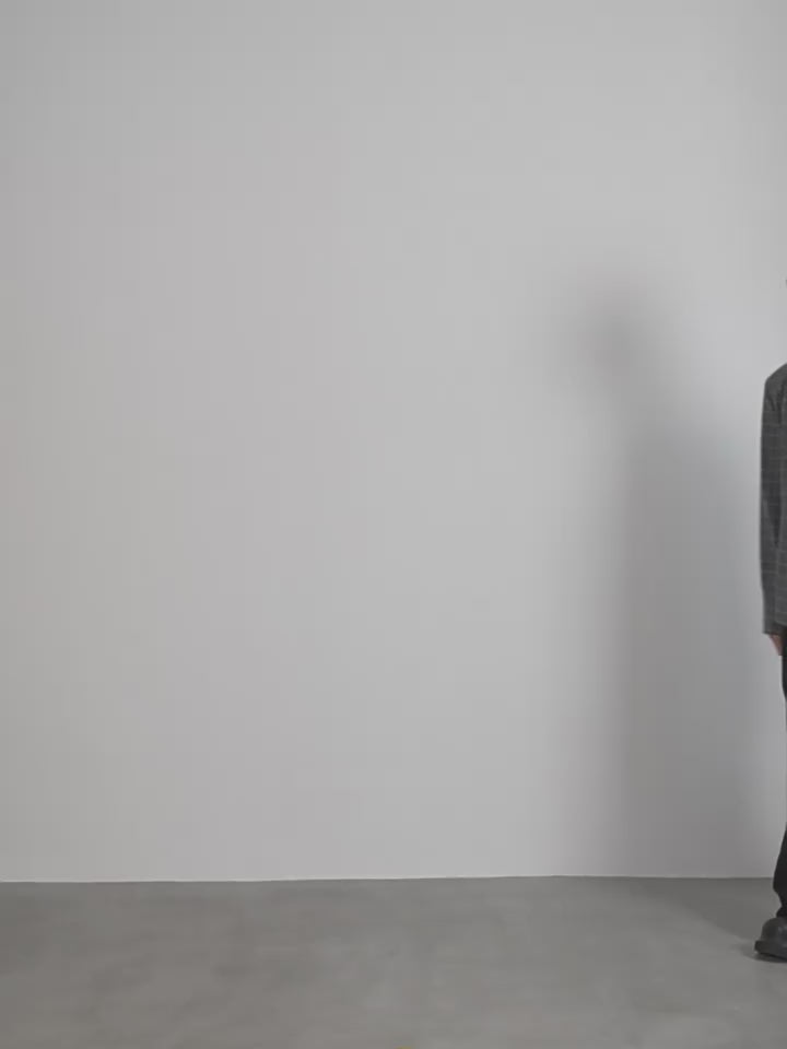 Harsh and Cruel Customized Check Double Breasted Blazer