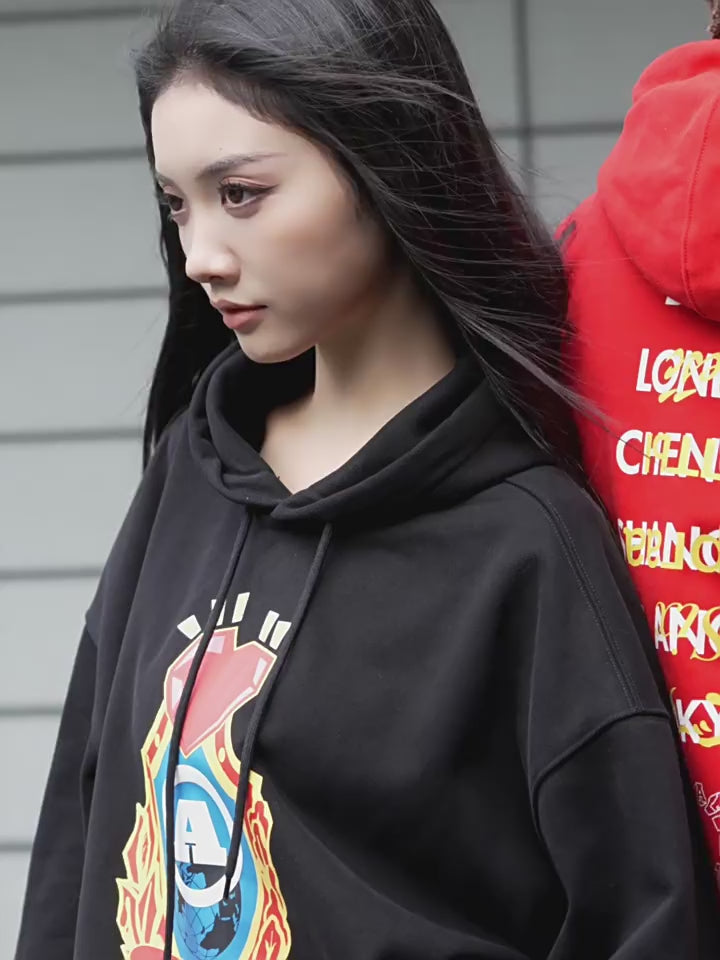 AFGK Worldwide Print Hoodie