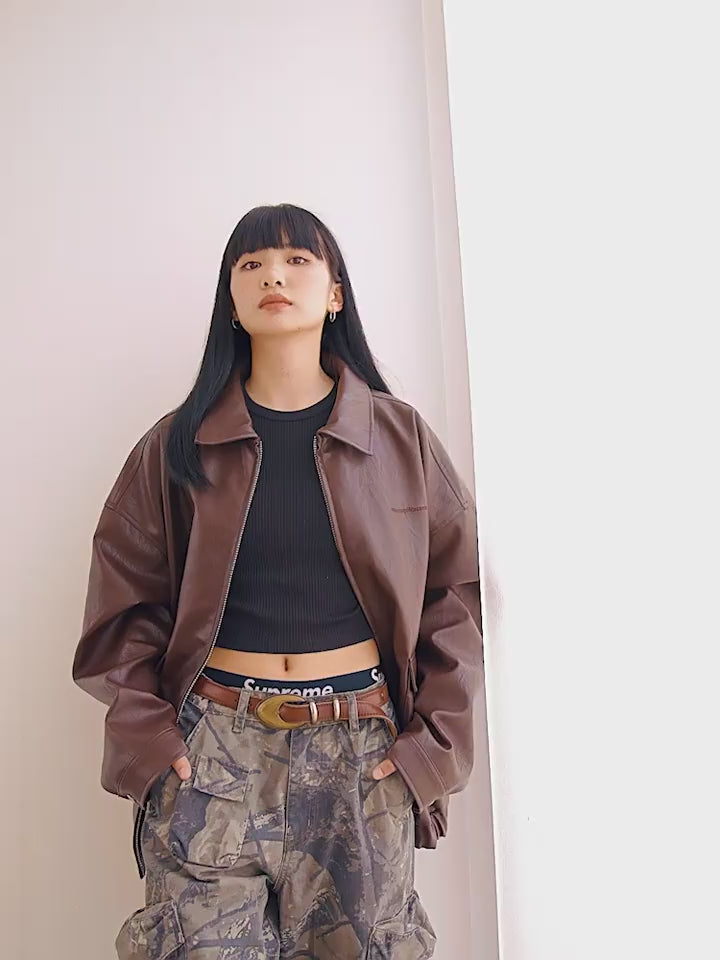 Wassup House Type A-1 Leather Biker Jacket